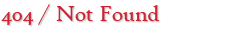 404 Not Found